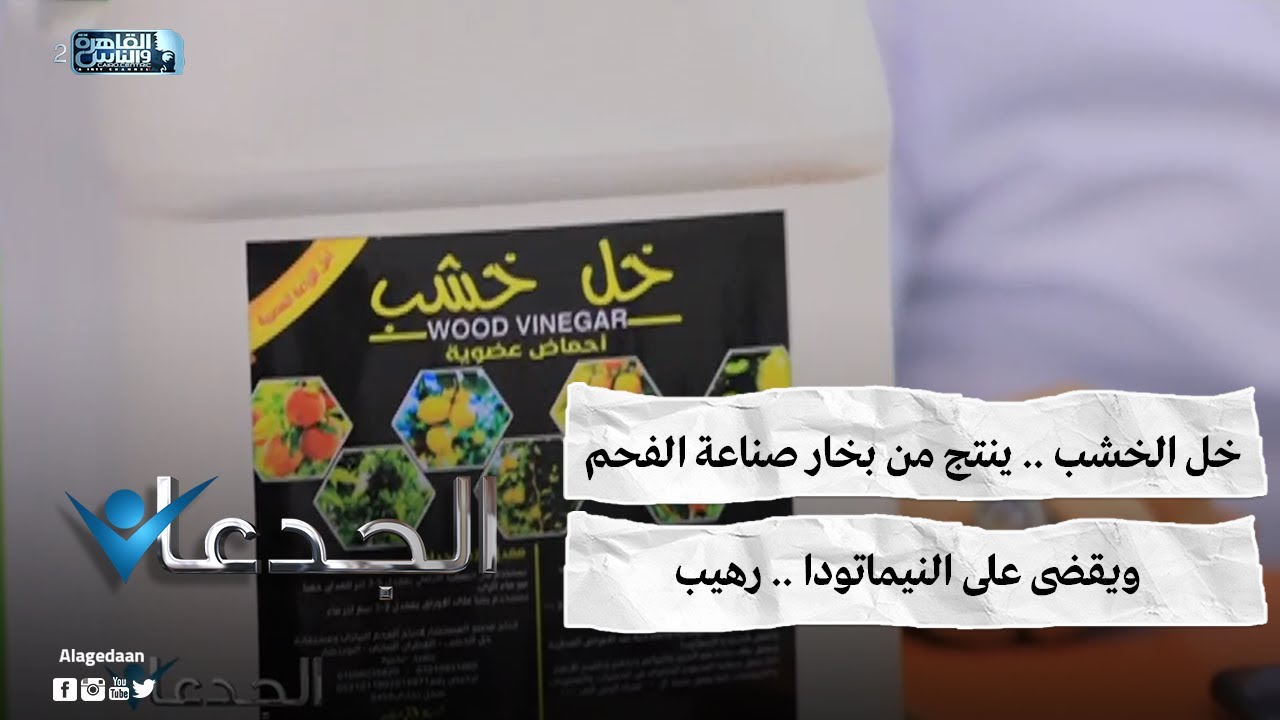 خل الخشب .. ينتج من بخار صناعة الفحم ويقضى على النيماتودا .. رهيب