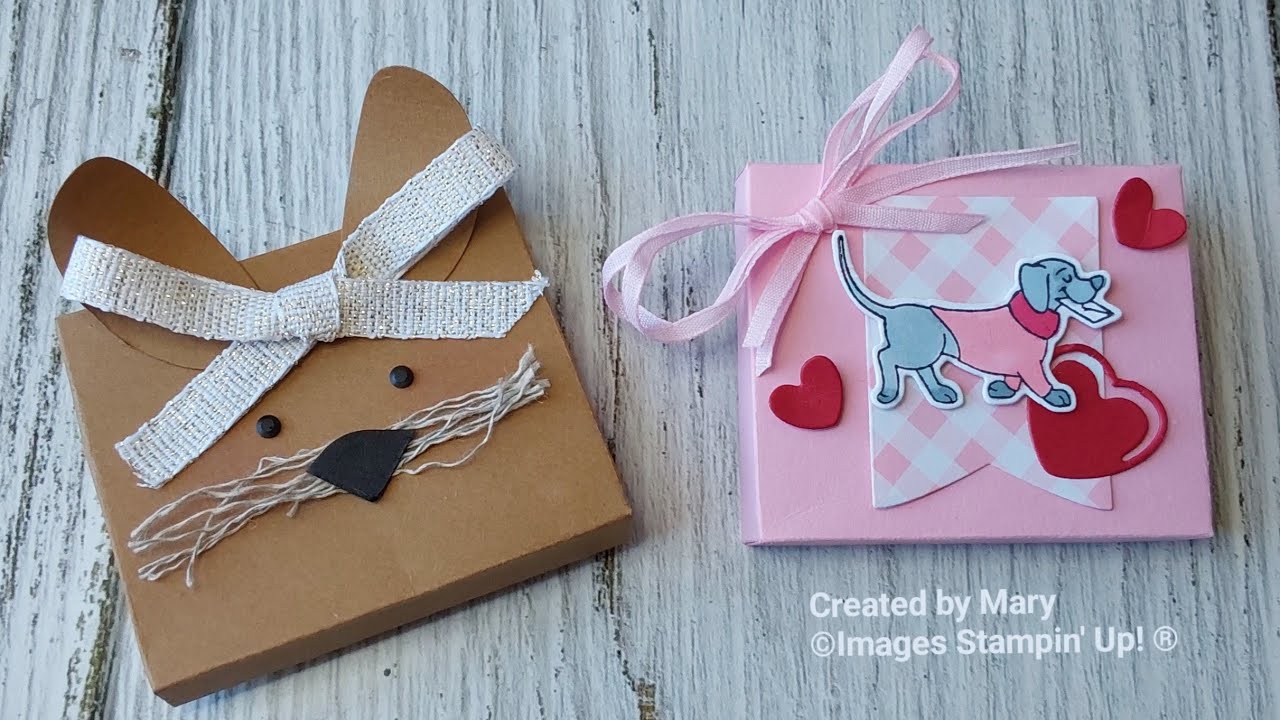 Easter and Valentines Treat box featuring the Jolly Delivery Dies from Stampin' UP!®️