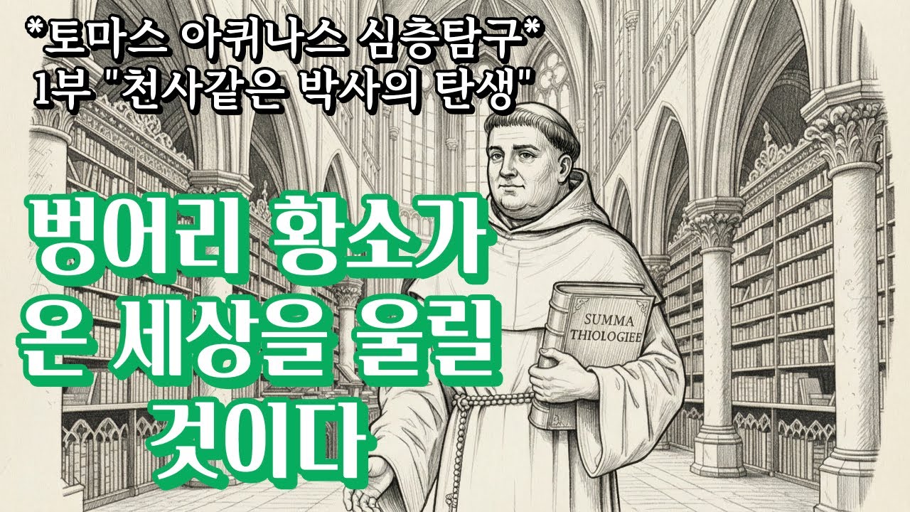 벙어리 황소가 온 세상을 울릴 것이다 | 천사같은 박사의 탄생 | 토마스 아퀴나스 1부|중세 최고의 천재 철학자 탄생 이야기