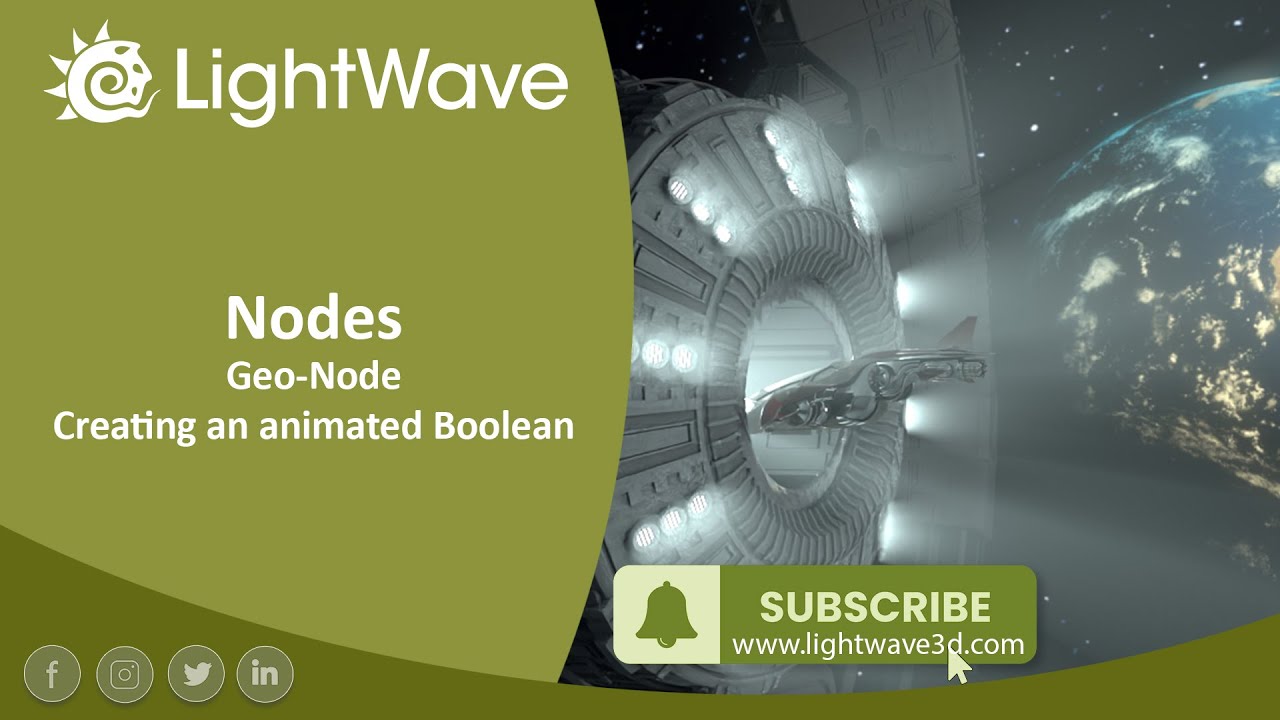 Lightwave 3D 2024 - Creating an Animated Boolean