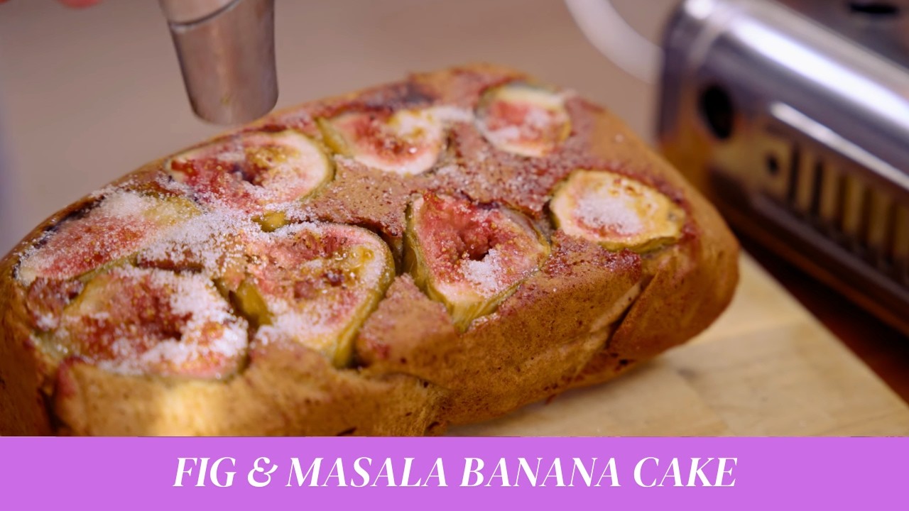 Fig Masala Banana Bread with 5'oclock Apron (Cook Like My Indian Grandma)