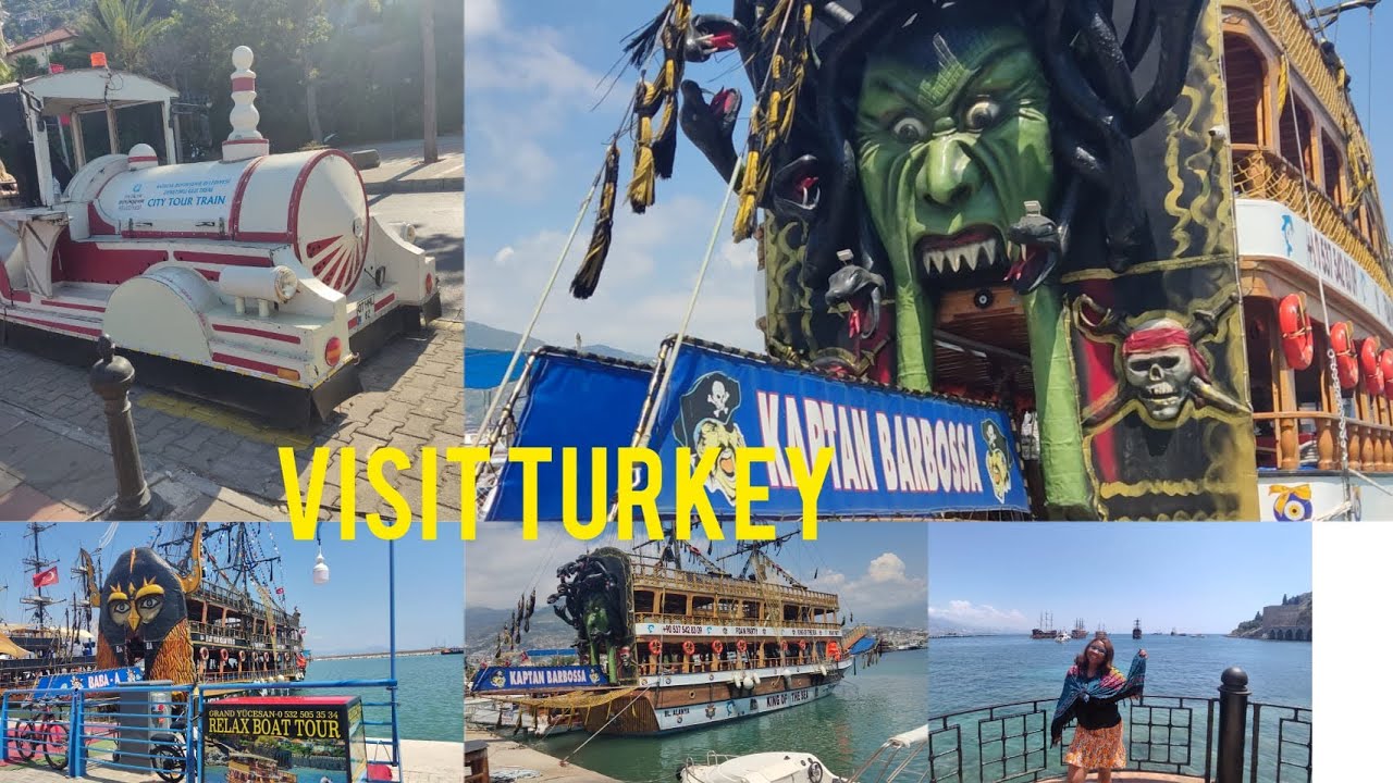 CITY TRAIN TOUR ALANYA ANTALYA TURKEY 2023#VISITTURKEY #tourism #viral #nature #2023 #viral #alanya