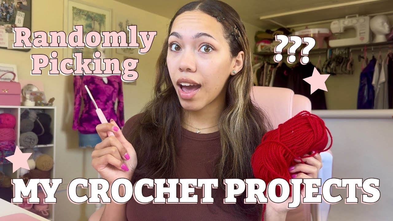 Randomly Picking My CROCHET PROJECTS⭐️ Part 8