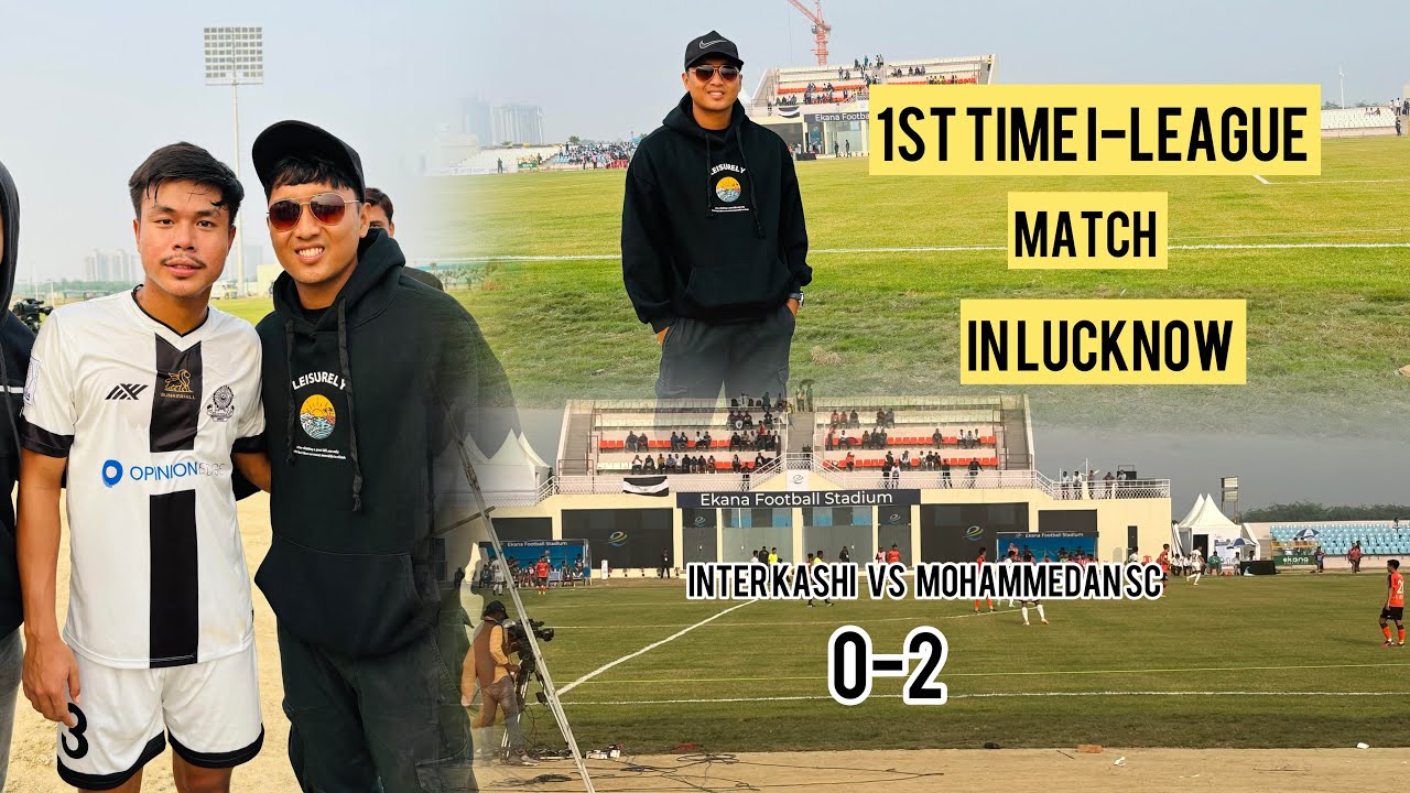 1st time I- league match in Lucknow at Akana football stadium #ileague #aiff #football #lucknowcity