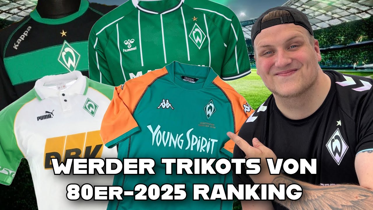 WERDER-TRIKOTS von den 80ern bis heute GERANKT! 👕🔥 | Legende bis Schrott