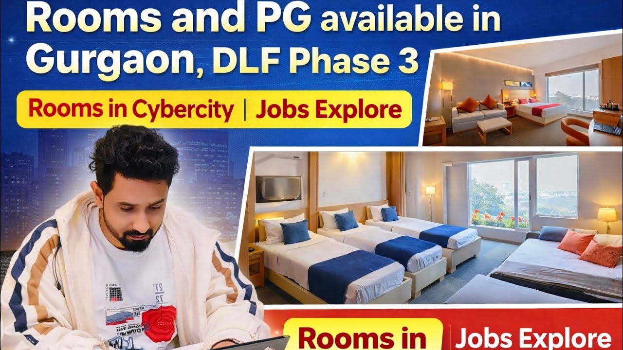 Room for rent in Gurgaon Dlf phase 3!! Room rent in Gurgaon #rooms #roommatehotels #payingguest #pg