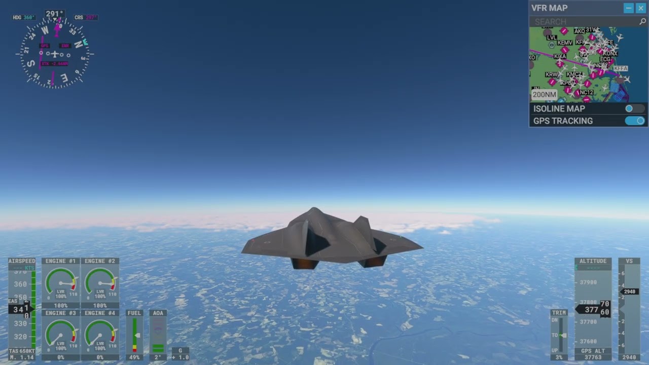 United States of America (All Countries Challenge; Microsoft Flight Simulator)