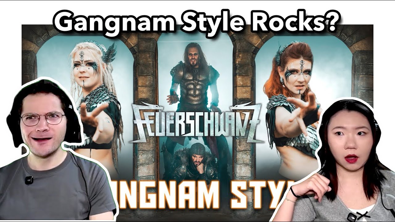 “Gangnam Style” 🤘 Medieval Metal Cover Reaction | German‑Chinese Couple Reacts