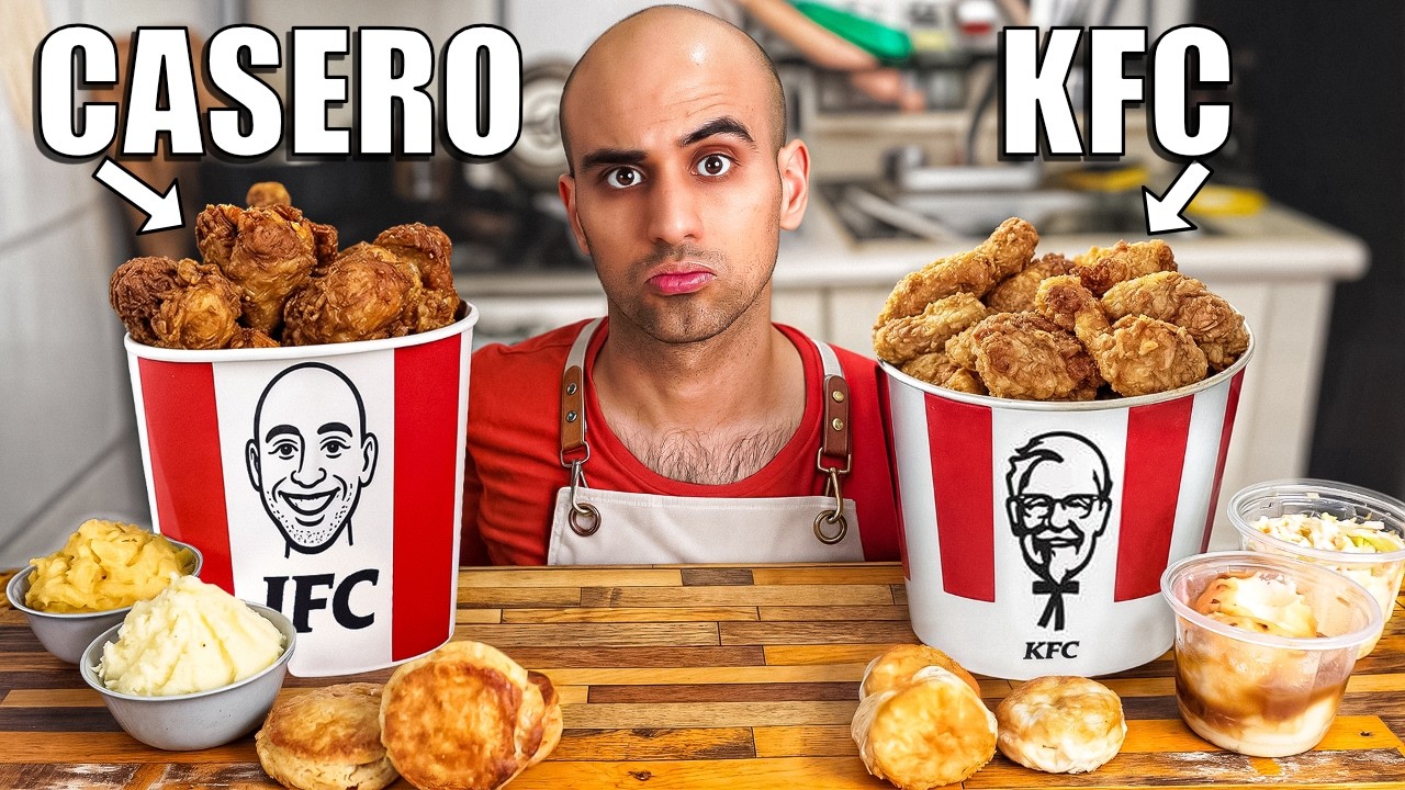 Recreé el combo familiar del KFC | En casa