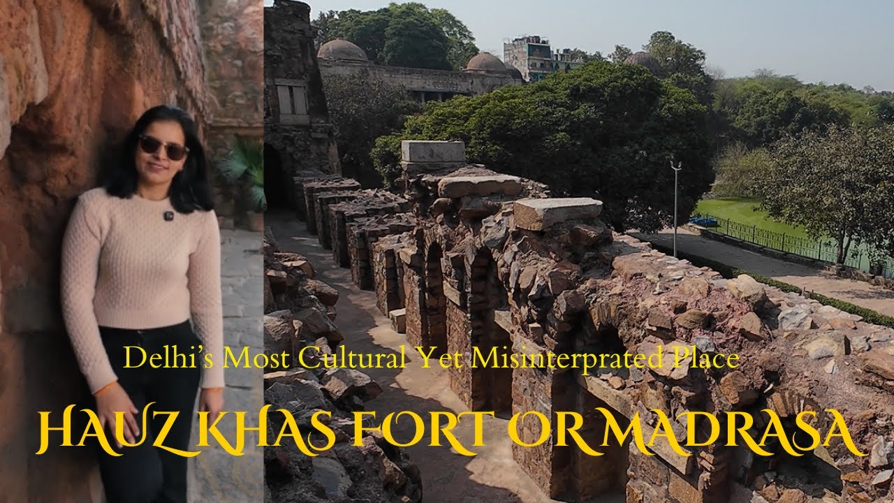 Hauz Khas | Hauzkhas Village Delhi |Where students studied sitting near the tombs of their teachers