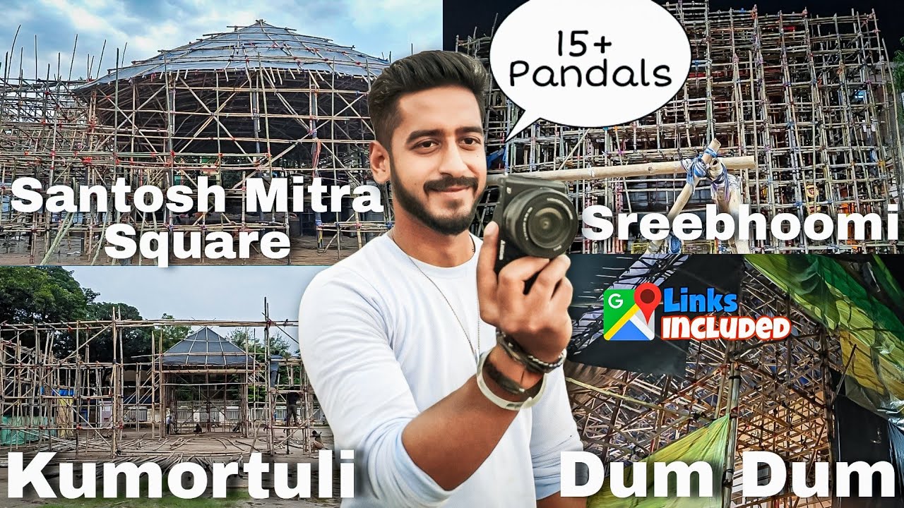 We Covered Every Durga Pandal of North Kolkata in 1 Day! | Shortest Route Guide 2025 😍