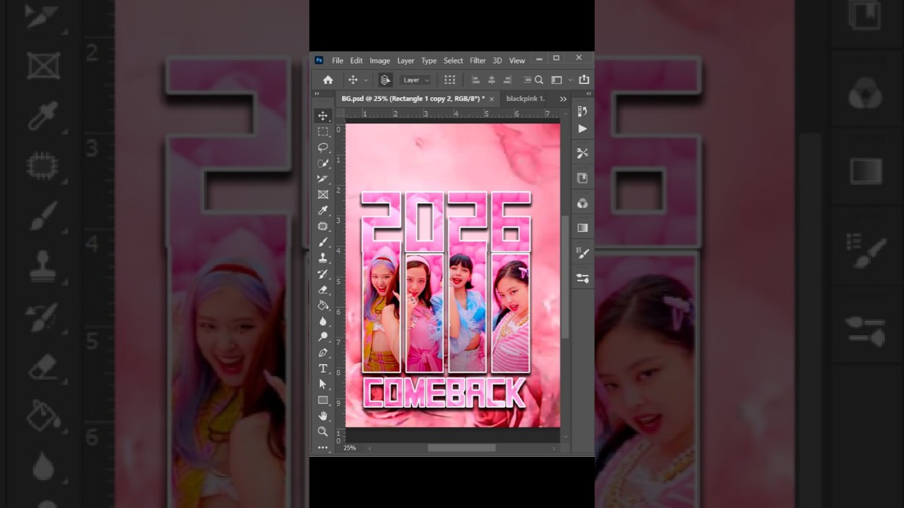 Clipping Mask ကိုအသုံးပြုပြီး Design တခုဖန်တီးခြင်း