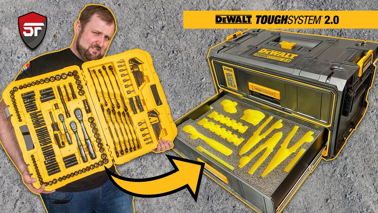 Мы разместили БОЛЕЕ 200 ИНСТРУМЕНТОВ в ящиках DeWalt Toughsystem 2.0!