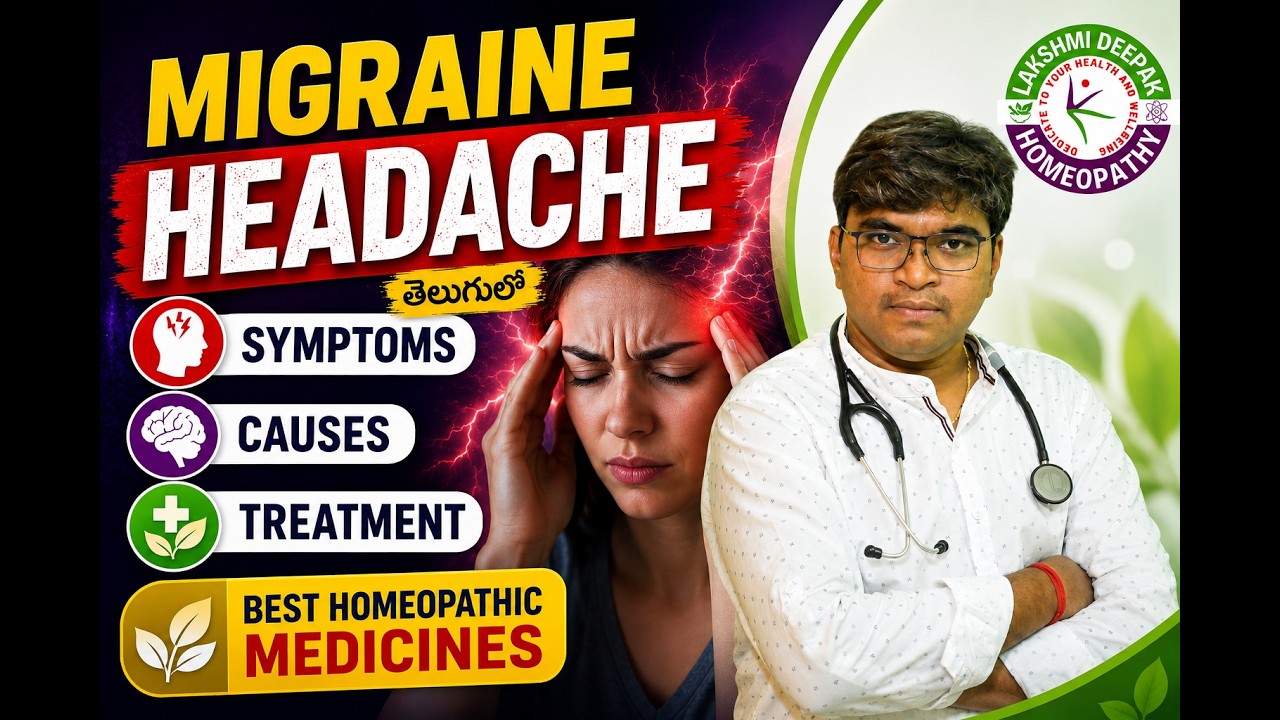 Migraine Headache: Symptoms, Causes, and Treatment Options | Best Homeopathic Medicines