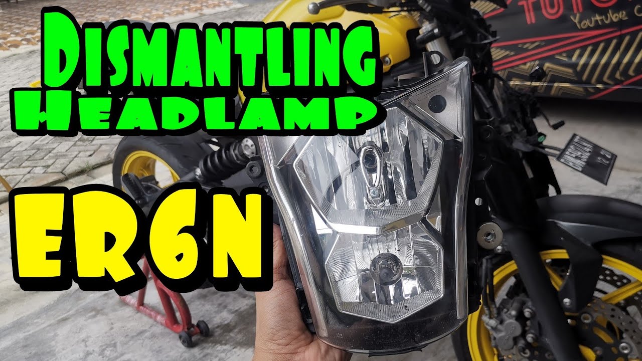 ER6N | Cara Melepas Lampu Headlamp Kawazaki ER6N
