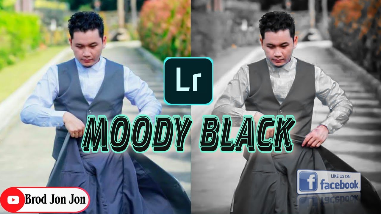 MOODY BLACK PRESET LIGHTROOM MOBILE TUTORIAL