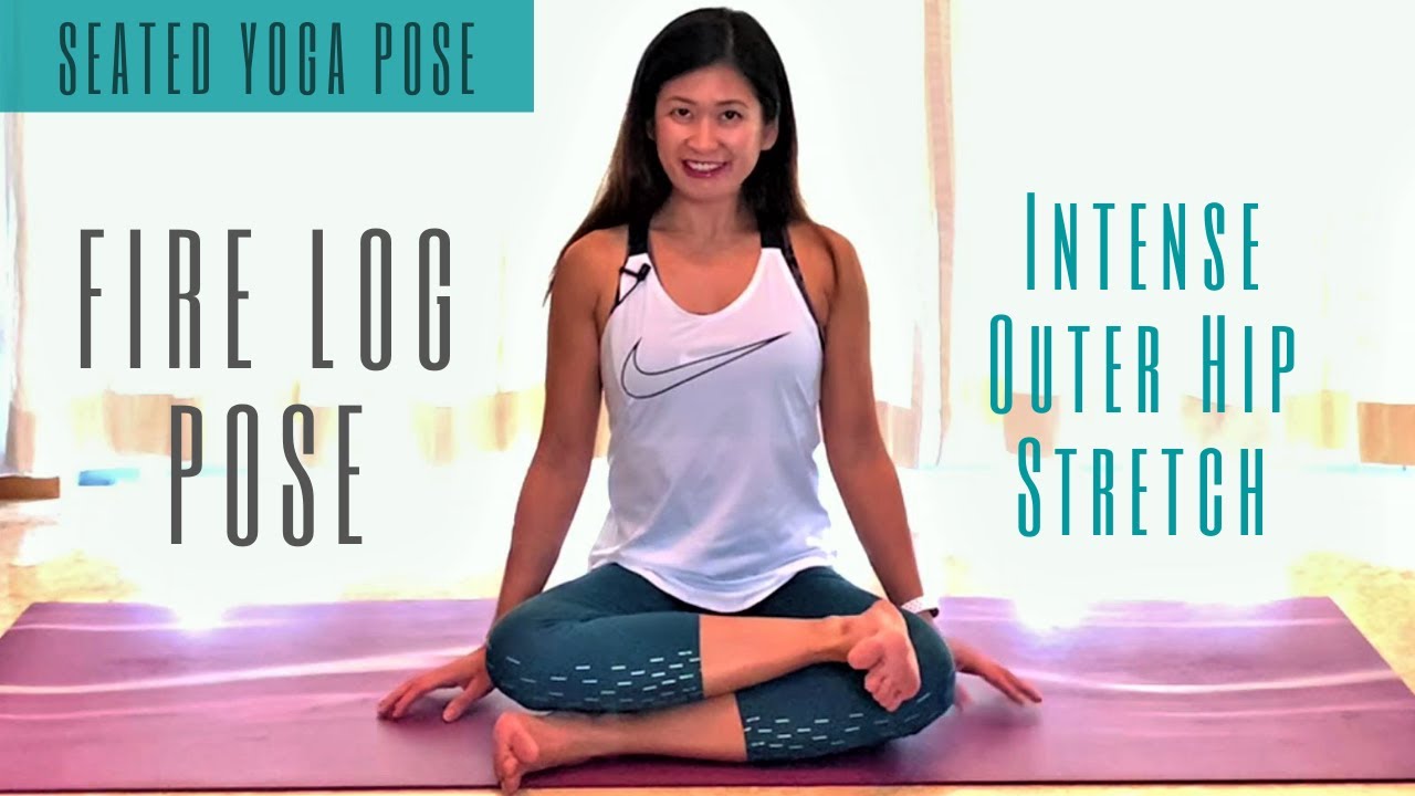 Fire Log Pose (Agnistambhasana) - Yoga Pose