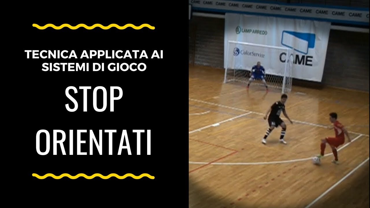 Tattica Futsal: Tecnica applicata ai sistemi di gioco (gli stop orientati)