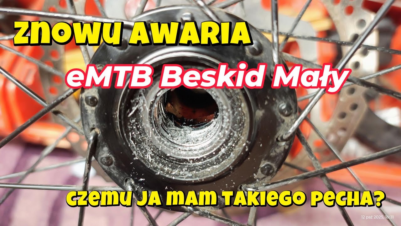 Kolejna awaria roweru - eMTB Beskid Mały | Te awarie mnie gonią :( #tsdz8 #emtb #rowerelektryczny