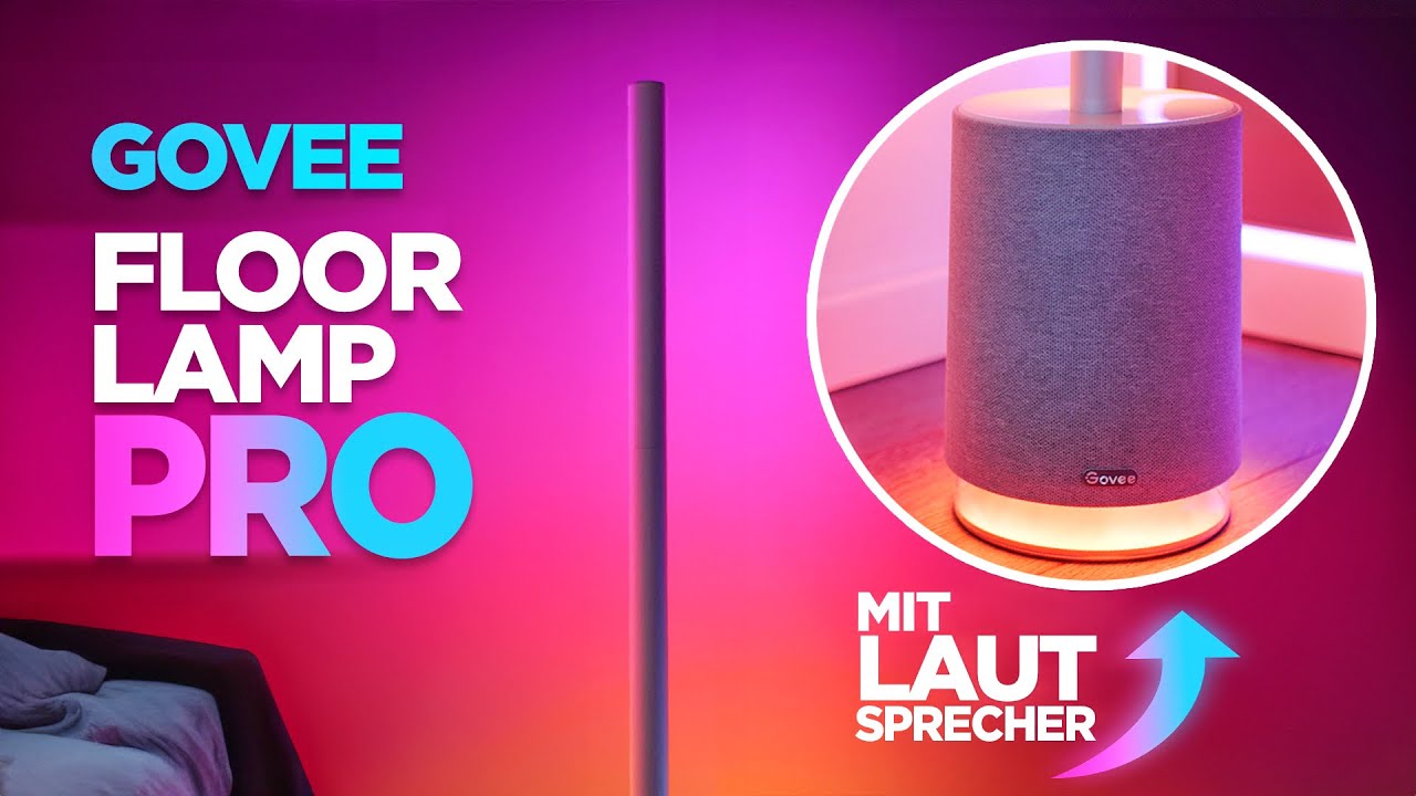 RGB Wahnsinn: Govee Floor Lamp Pro mit Lautsprecher