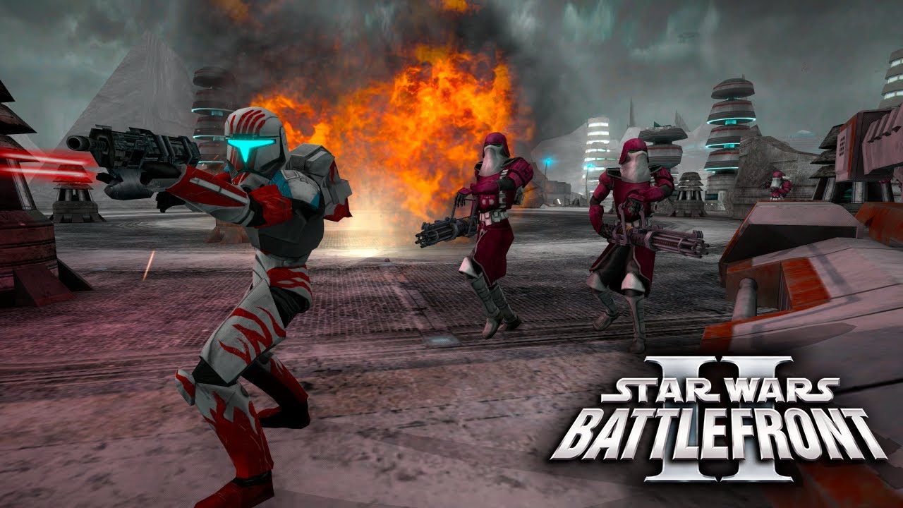 Star Wars Battlefront II (2005) - Mygeeto - Republic Side - The Battles of the Clone Wars Mod