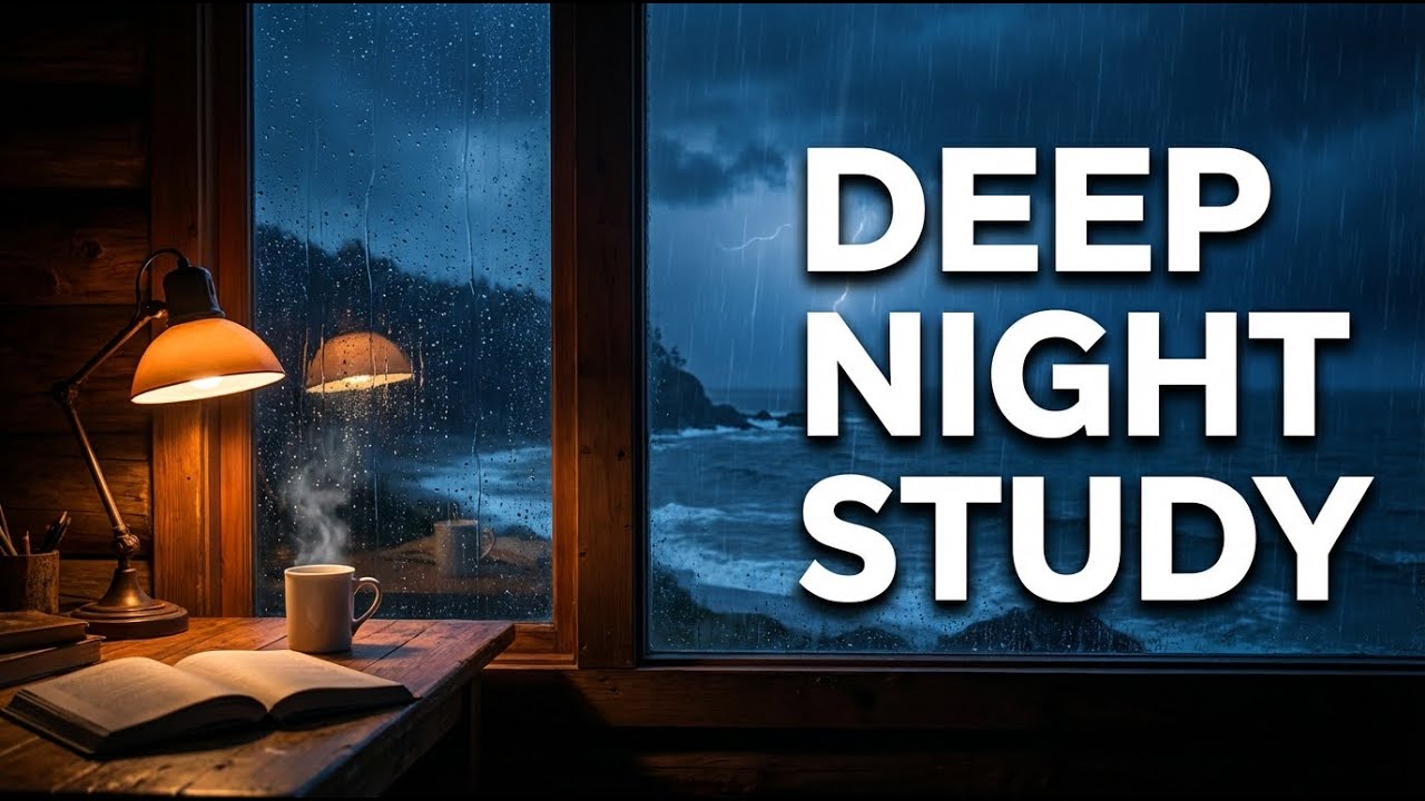 Rain Outside Focus Inside  Lofi Beats for Deep Work