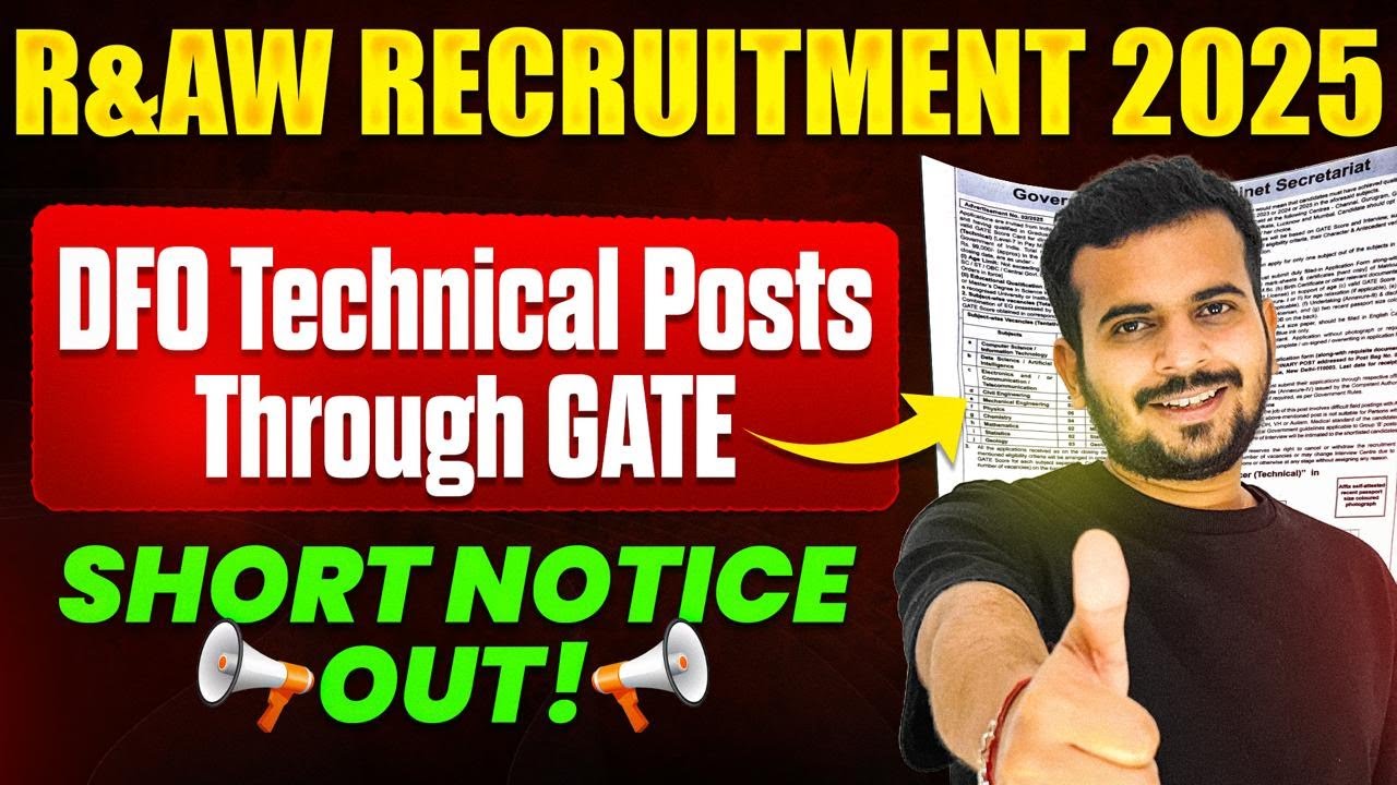 Cabinet Secretariat Recruitment 2025 | Government of India Cabinet Secretariat Recruitment 2025