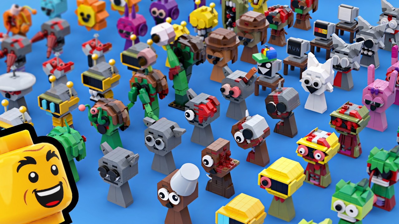 LEGO Sprunki: Building Phases 1 to 4  (Every Character)