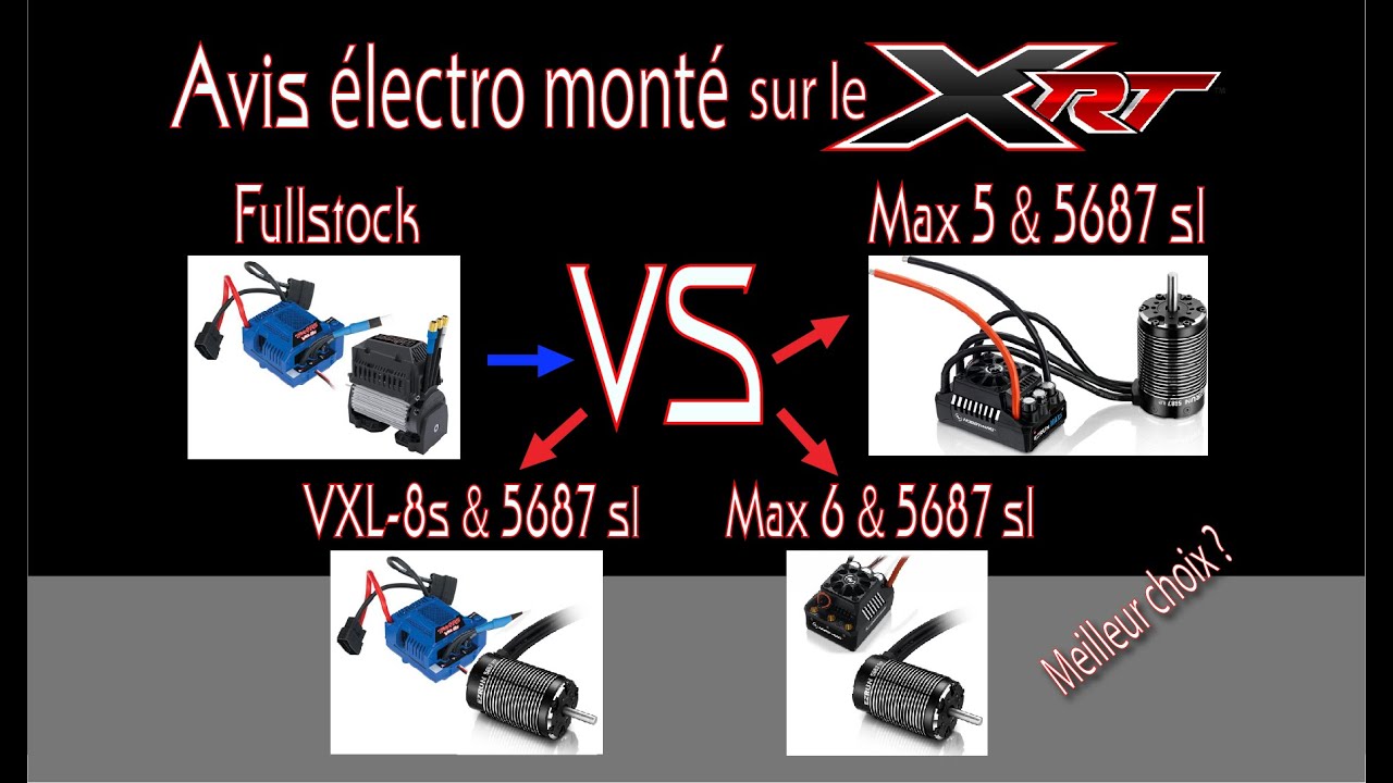 Test, avis combo pour XRT : VXL 8, Max 6, Max 5 et 5687 sl
