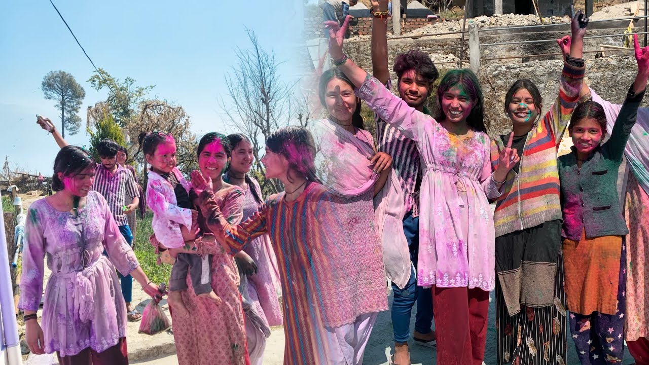 होली के दिन के कुछ ख़ास यादगार पल…🩷🫶🏻💖