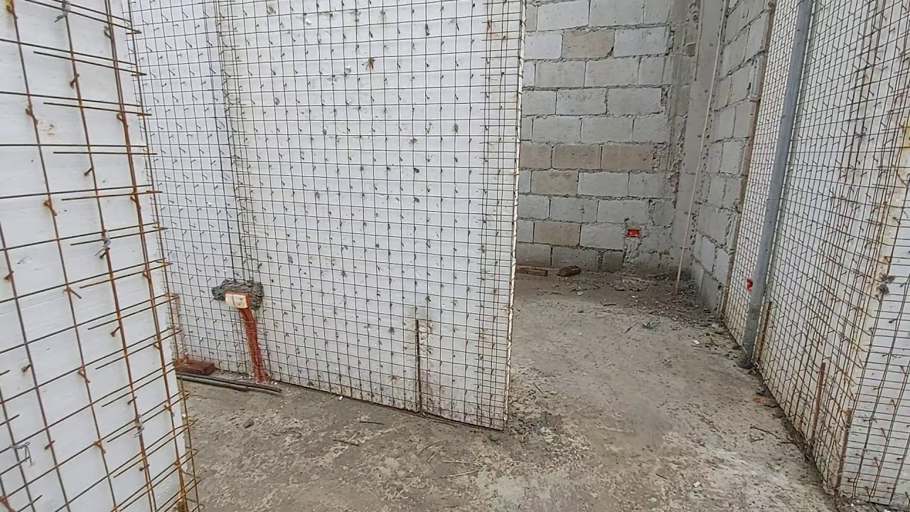 Earthquake Resistant House. Light weight structure. Styro walls.
