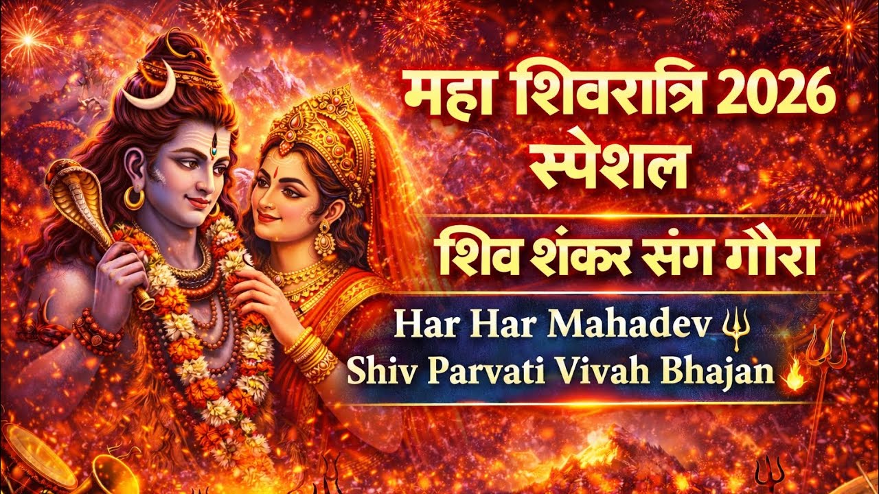 Maha Shivratri 2026 Special Bhajan 🔱 Shiv Shankar Sang Gaura | Har Har Mahadev |Song