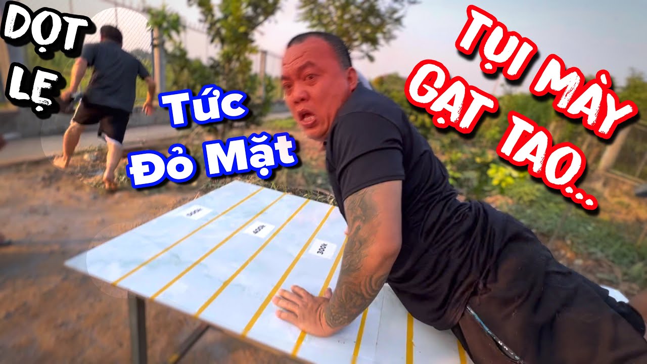 Thánh Xàm tức đỏ mặt luôn mà không làm gì được khi bị đàn em lừa dắt mũi hơi thốn