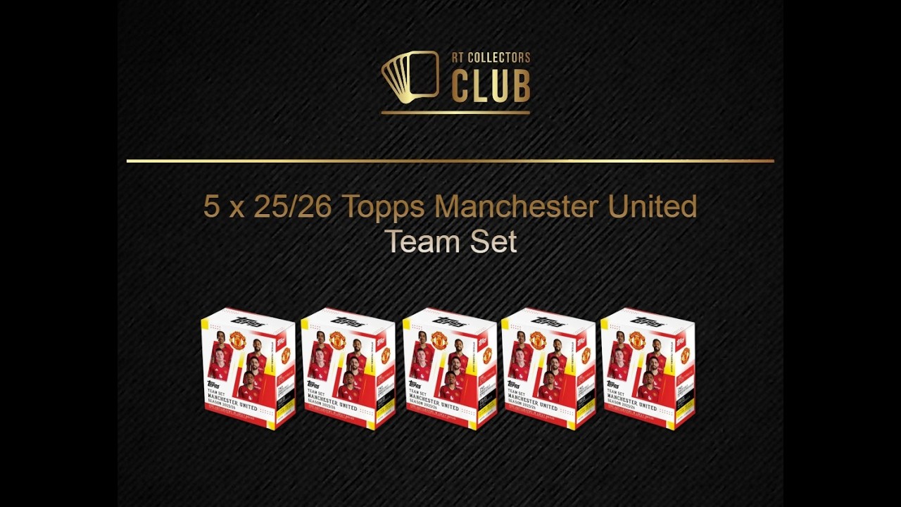 #468 PYT Soccer Break - 5 x 25/26 Topps Manchester United Team Set (2026-02-22)