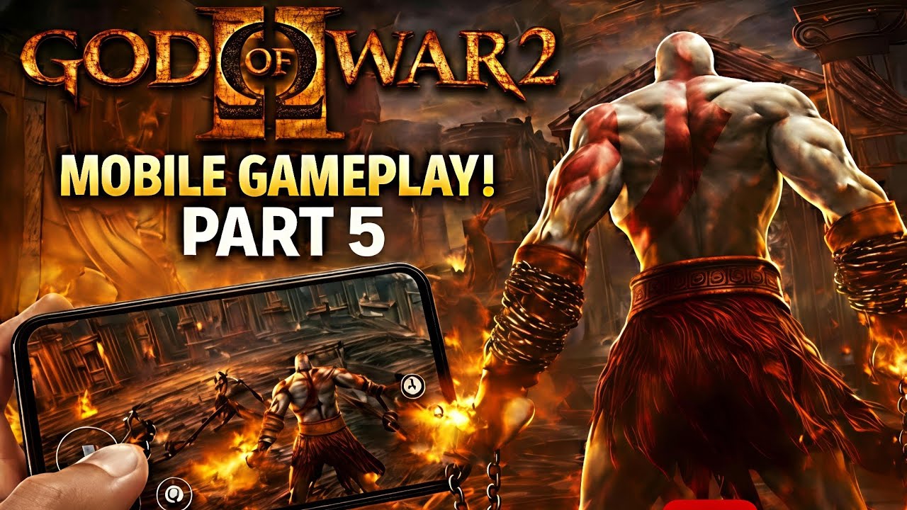 🔥 God of War 2 Mobile Gameplay – Part 5 is HERE! 🔥⚔️ Kratos returns. Pure rage. Pure action.📱