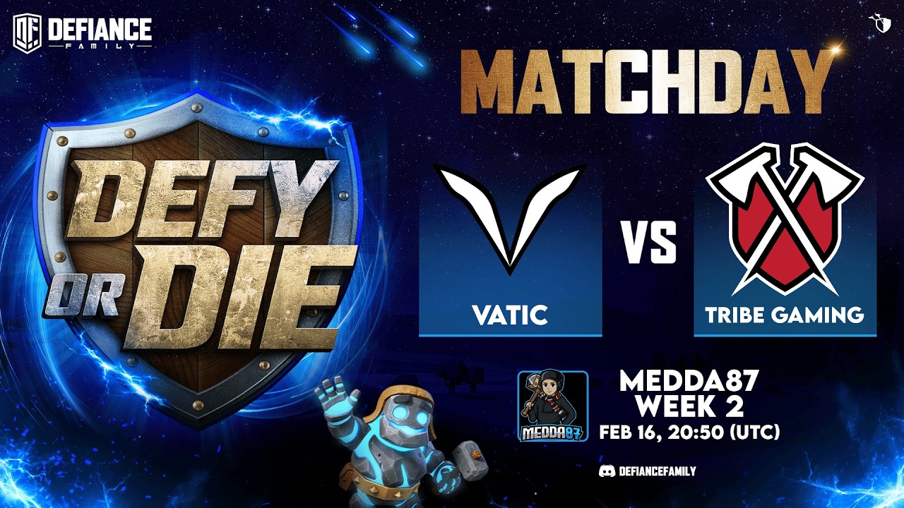 🏆Attacchi Leggenda⚔️VATIC vs TRIBE GAMING -  Defy or Die week 2