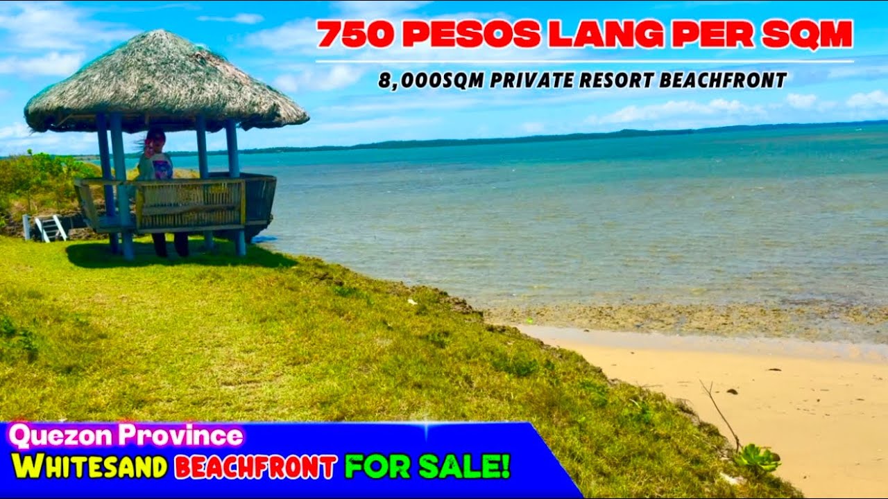 V#193 WhiteSand Beachfront for sale!  Subdivided 8000sqm Each lot for 6M
