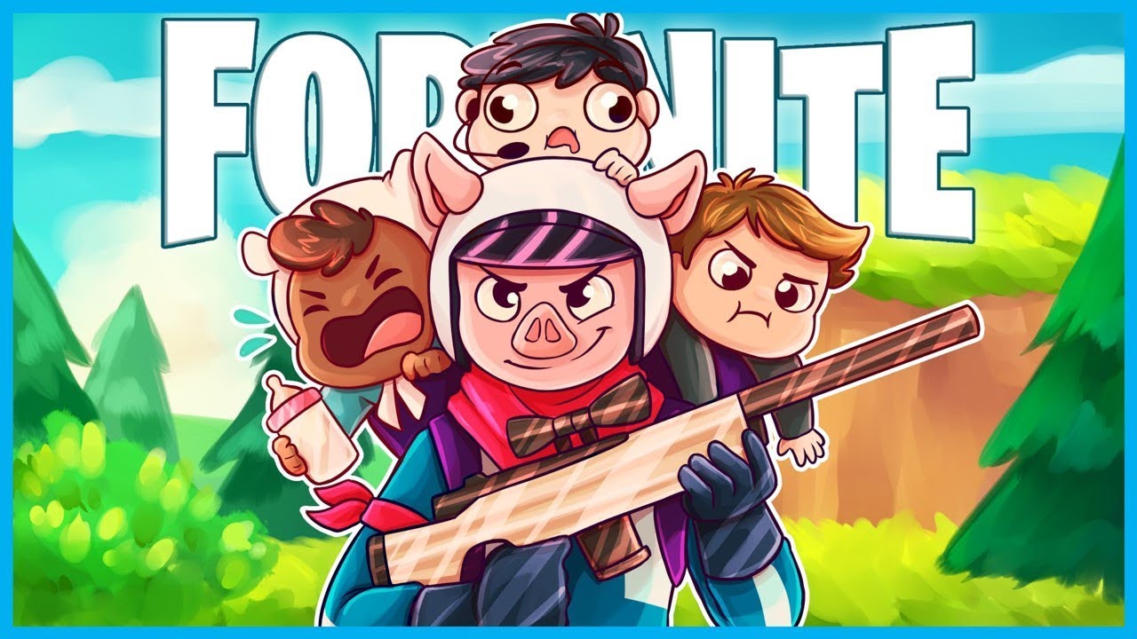 CARRYING MY FRIENDS in Fortnite: Battle Royale! (Fortnite Funny Moments & Highlights)