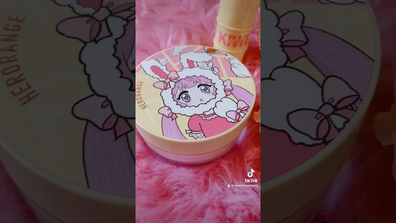 Herorange Soft Mist Loose Setting Powder in Ivory #cute #makeup #pink #foryou