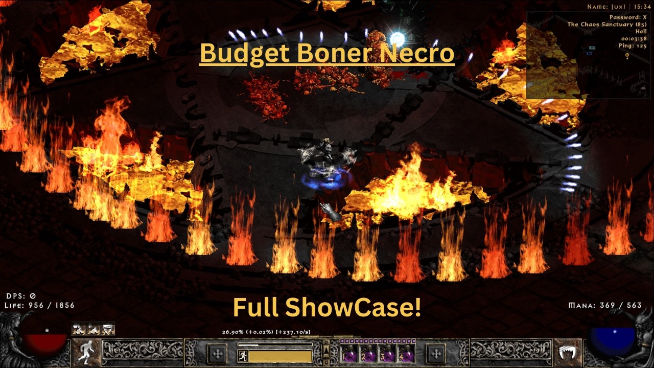 Pd2 S12 - Budget Bone Necro Guide (LoD, Maps, Ubers, Dclone, Rathma!)