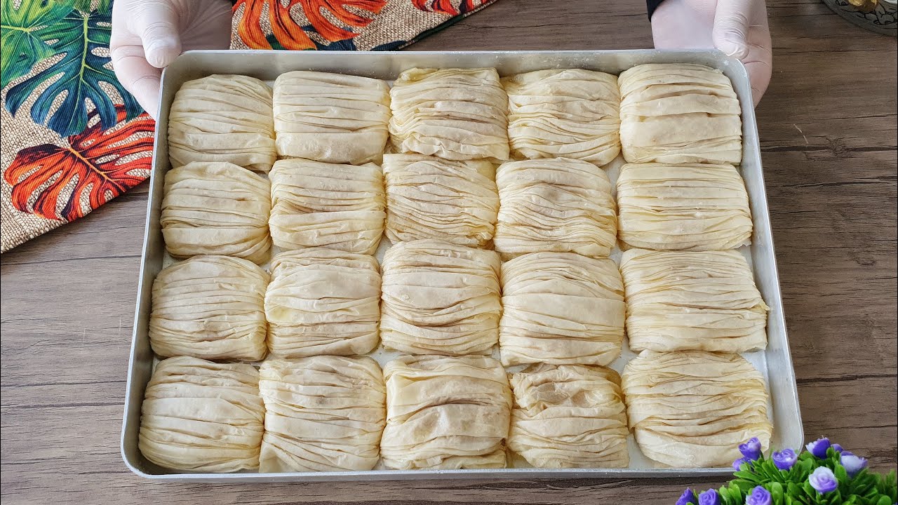Çıtır çıtır bayram tatlısı😋 Akordiyon veya pileli baklava