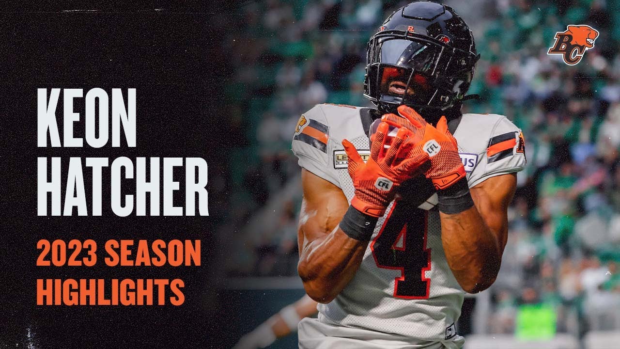 Keon Hatcher - Wide Receiver - 2023 BC Lions Season Highlights