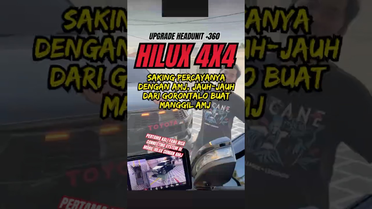 GOKILLL HILUX Upgrade Headunit Kamera 360 PLUG n PLAY😱🔥 