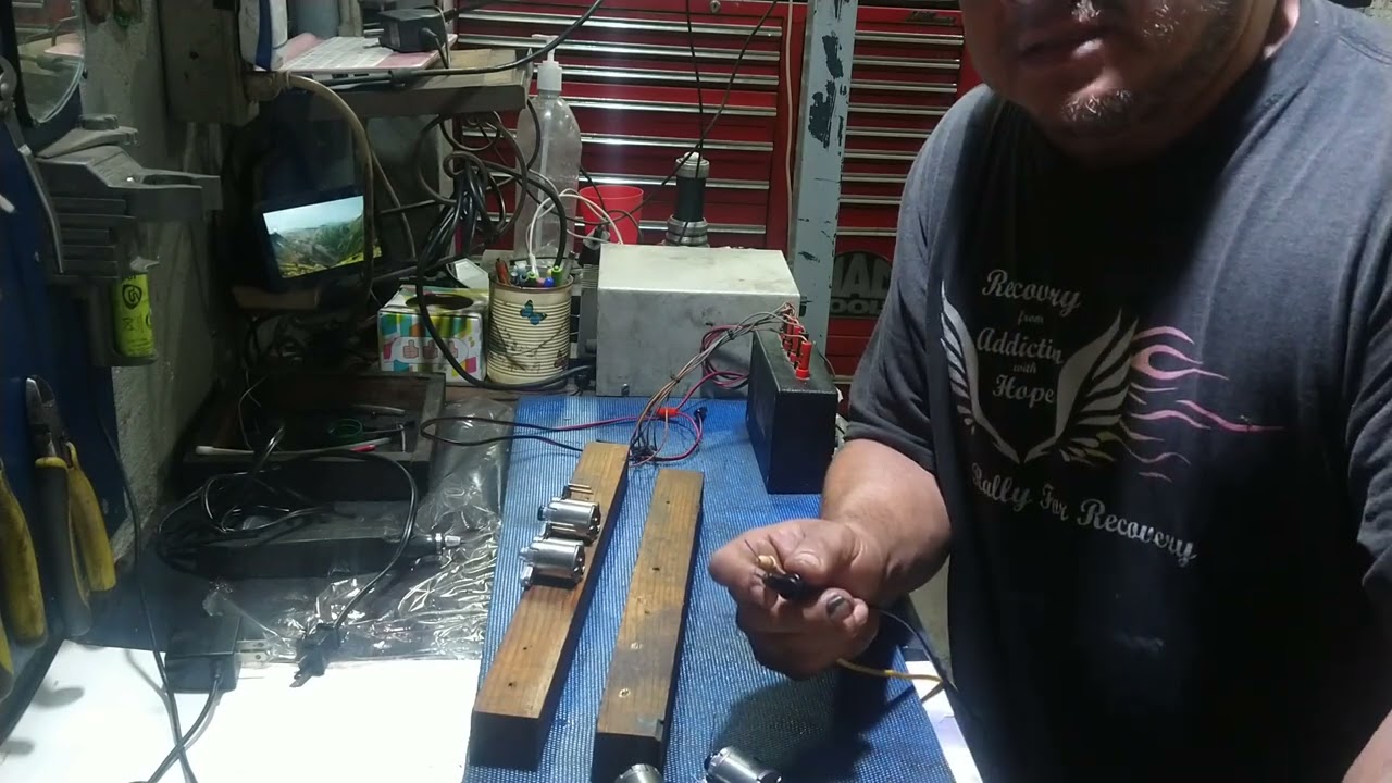 probando electroválvulas de 02E DSG de Grupo Vag