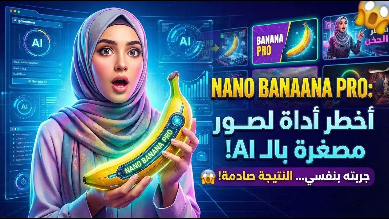 طريقه تصميم صور مصغرة لليوتيوب باستخدام الذكاء الاصطناعي