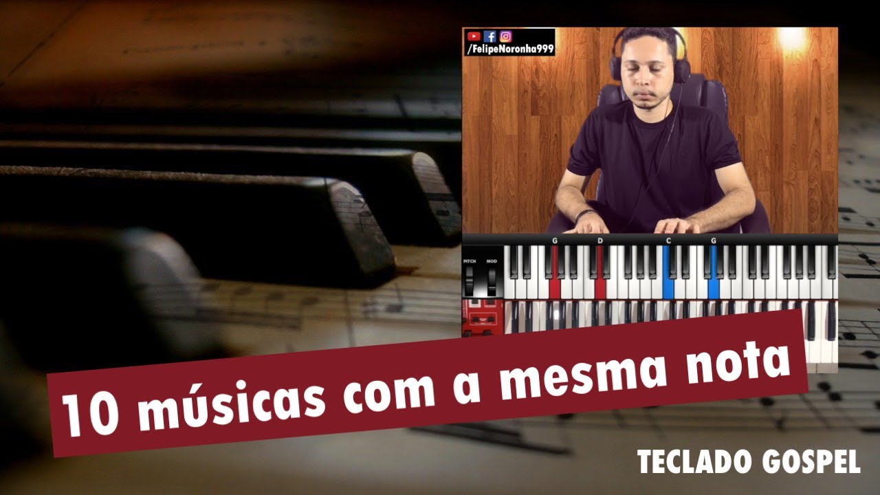 Aprenda a tocar teclado em 13 minutos | Felipe Noronha