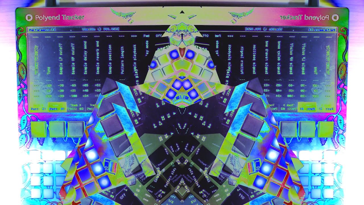 random techno 338 (112bpm) MIX3 Tracker, Microgranny, PaulXStretch, Syntakt