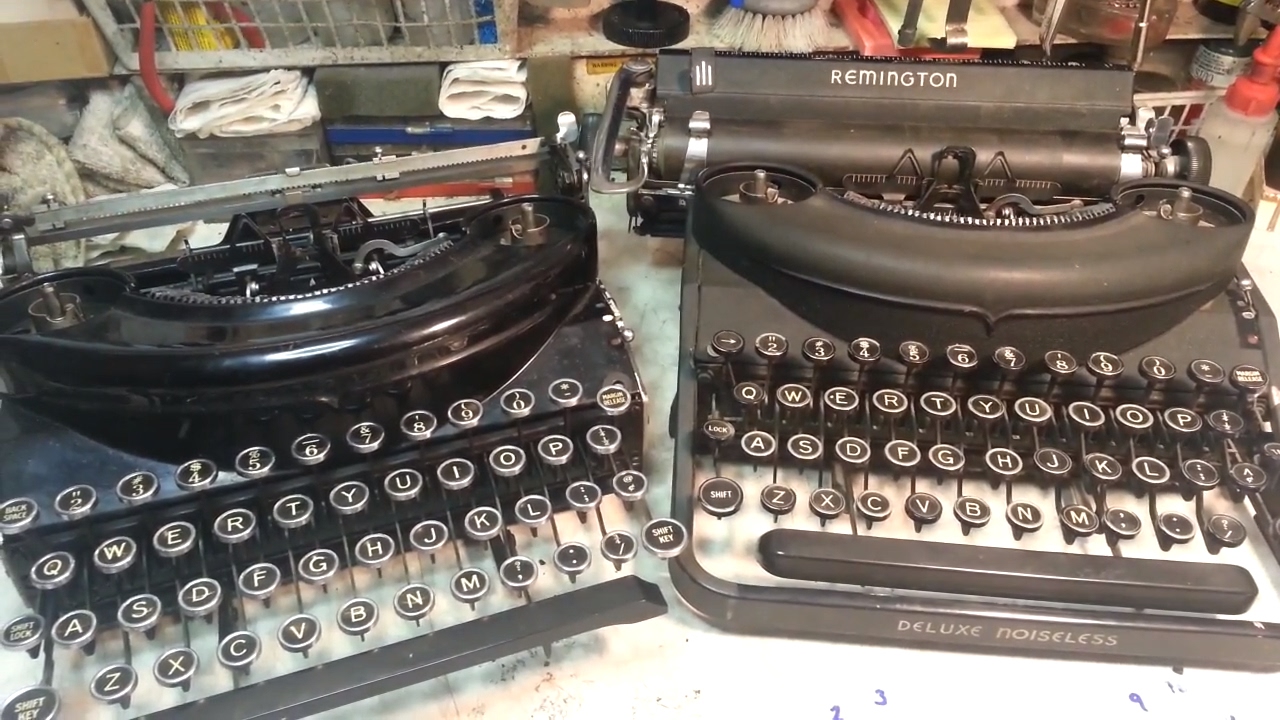 Underwood Remington Noiseless Typewriter Bell Dinger Ringer Repair Fix Attempt Fail