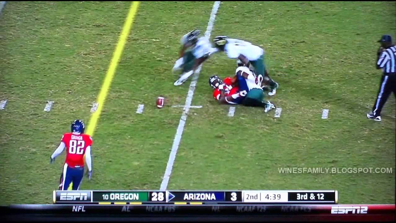 Oregon highlights vs Arizona 9/24/2011