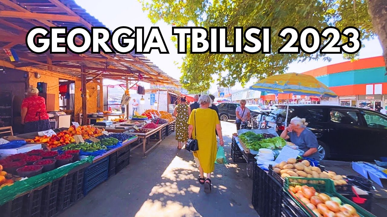 Walking and Exploration Tbilisi's LARGEST Market | OLD & MASSIVE | 4k 60fps